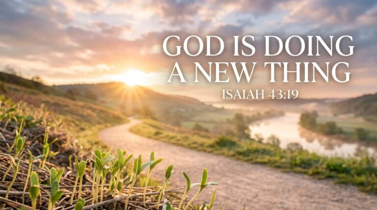 Daily Prayer For Today - God Is Doing a New Thing