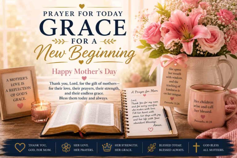 Daily Prayer For Today - Grace For A New Beginning
