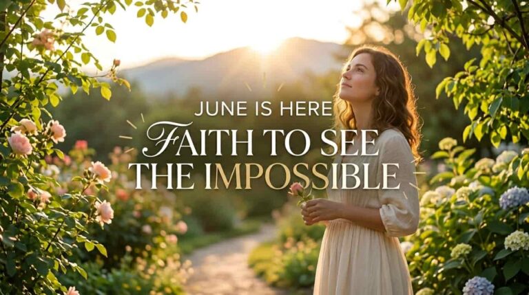 Daily Prayer For Today - June Is Here - Faith To See The Impossible