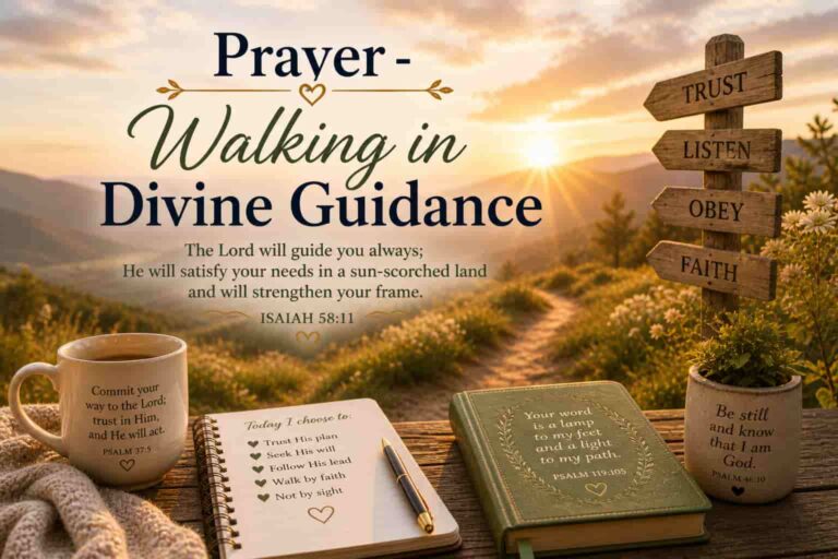 Daily Prayer For Today - Walking in Divine Guidance