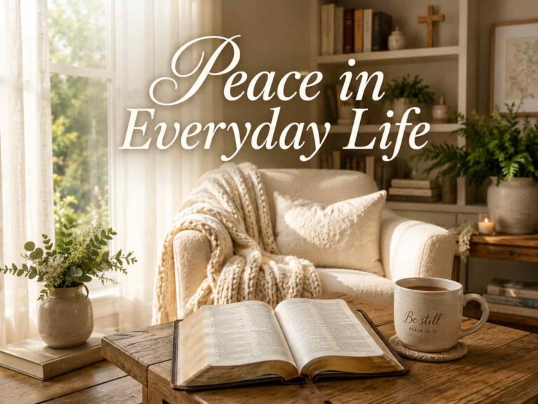Daily Prayer Peace in Everyday Life