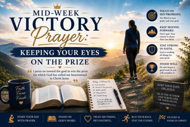 Mid-Week Victory Prayer: Keeping Your Eyes on the Prize