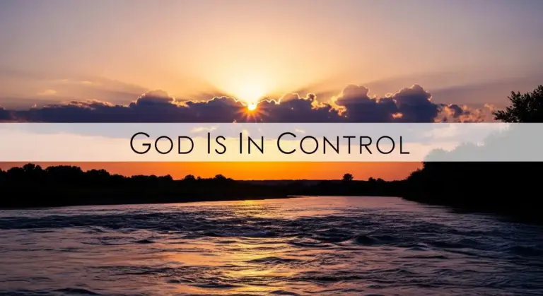 Prayer: God Is In Control